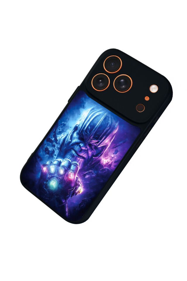 iPhone 17 Pro Max Uyumlu Thanos Tasarımlı Glossy Premium Kılıf