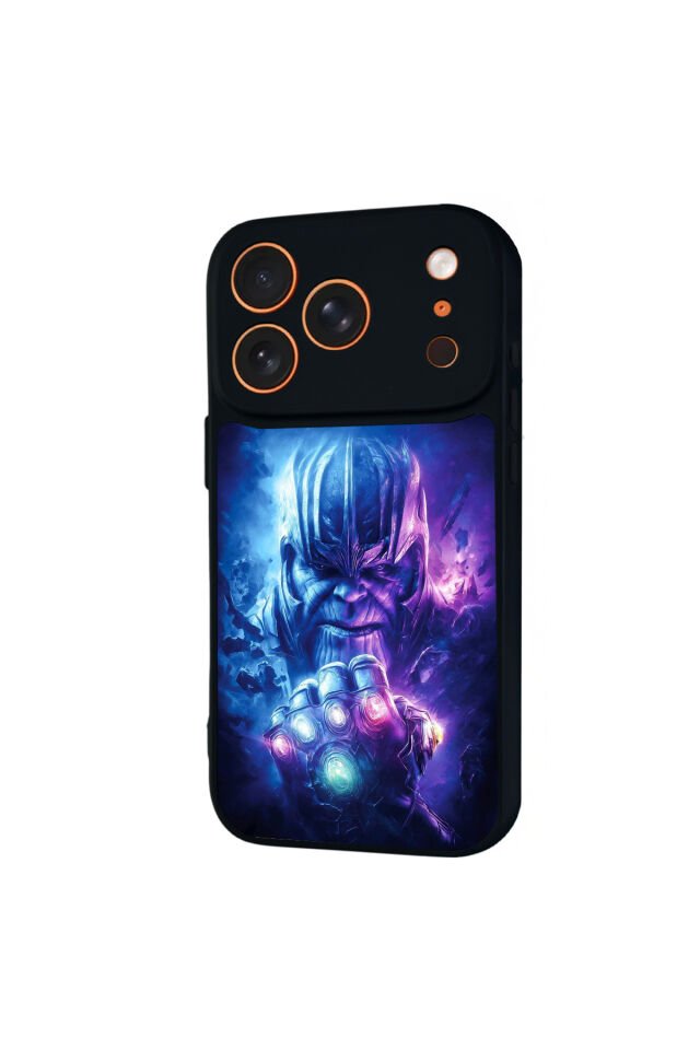iPhone 17 Pro Max Uyumlu Thanos Tasarımlı Glossy Premium Kılıf