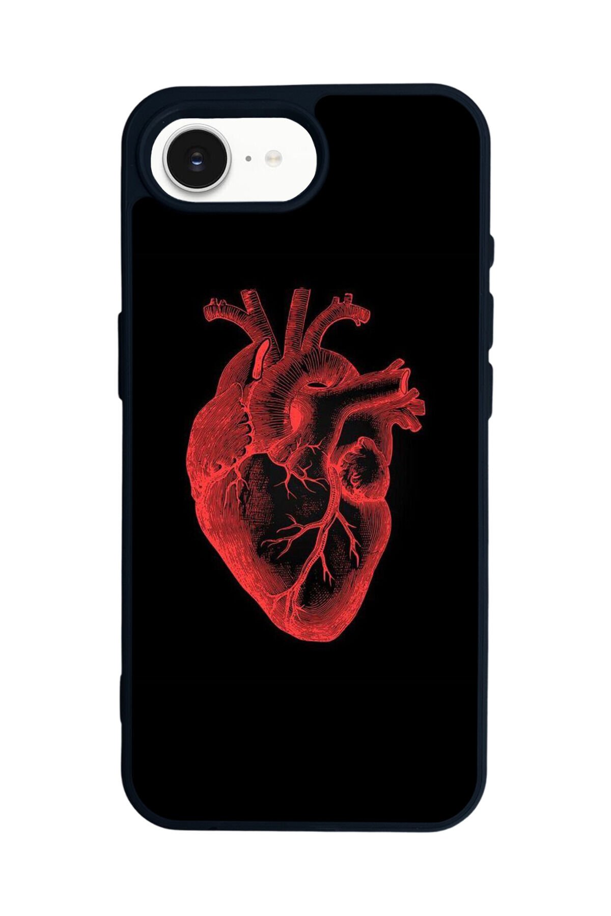 iPhone 16E Uyumlu Kalp Love Tasarımlı Glossy Premium Kılıf