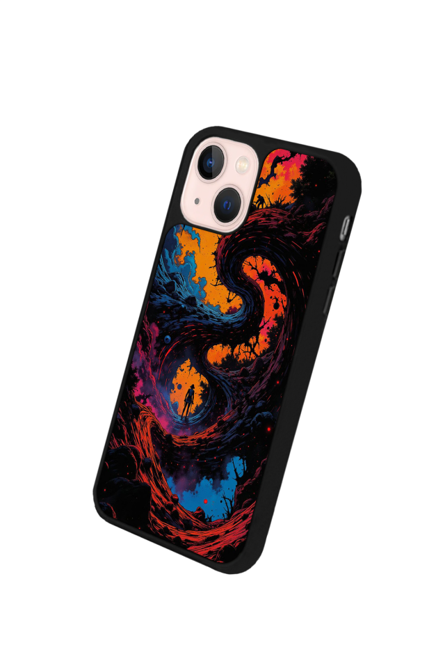 iPhone 15 Uyumlu Abstract Tasarımlı Glossy Premium Kılıf