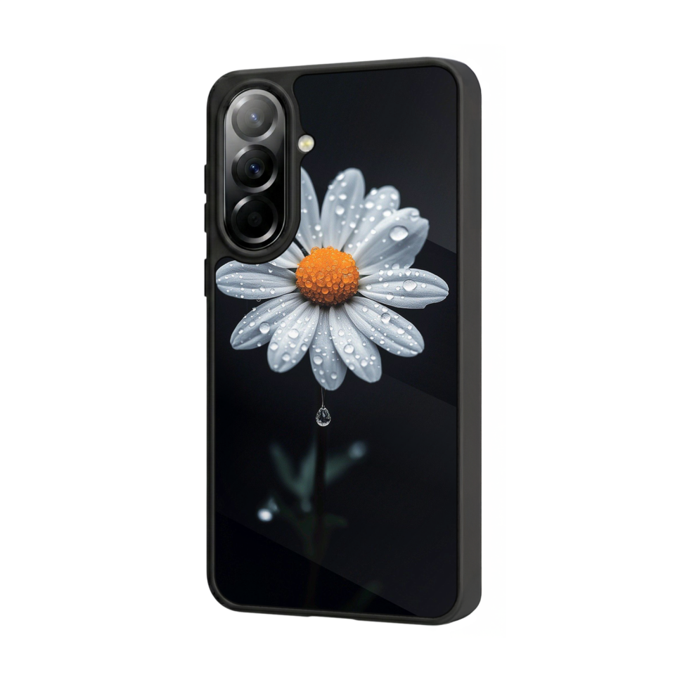 Samsung Galaxy A57 Uyumlu Cicek Tasarımlı Glossy Premium Kılıf