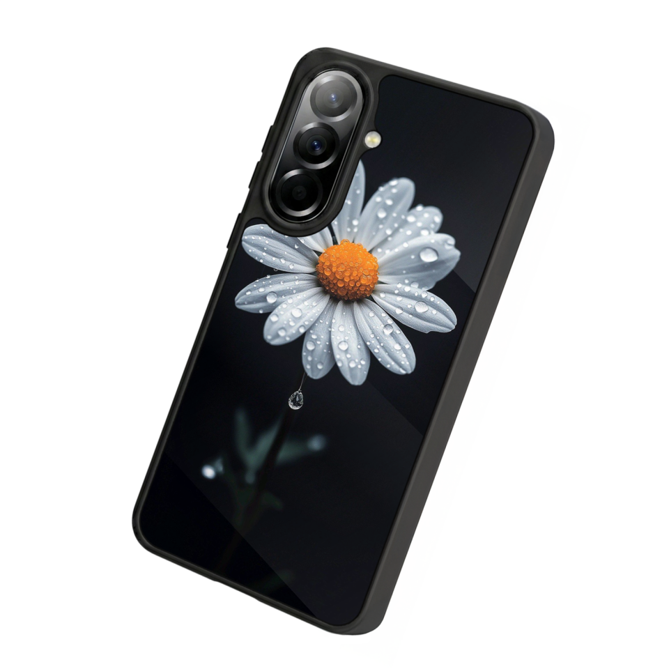 Samsung Galaxy A57 Uyumlu Cicek Tasarımlı Glossy Premium Kılıf