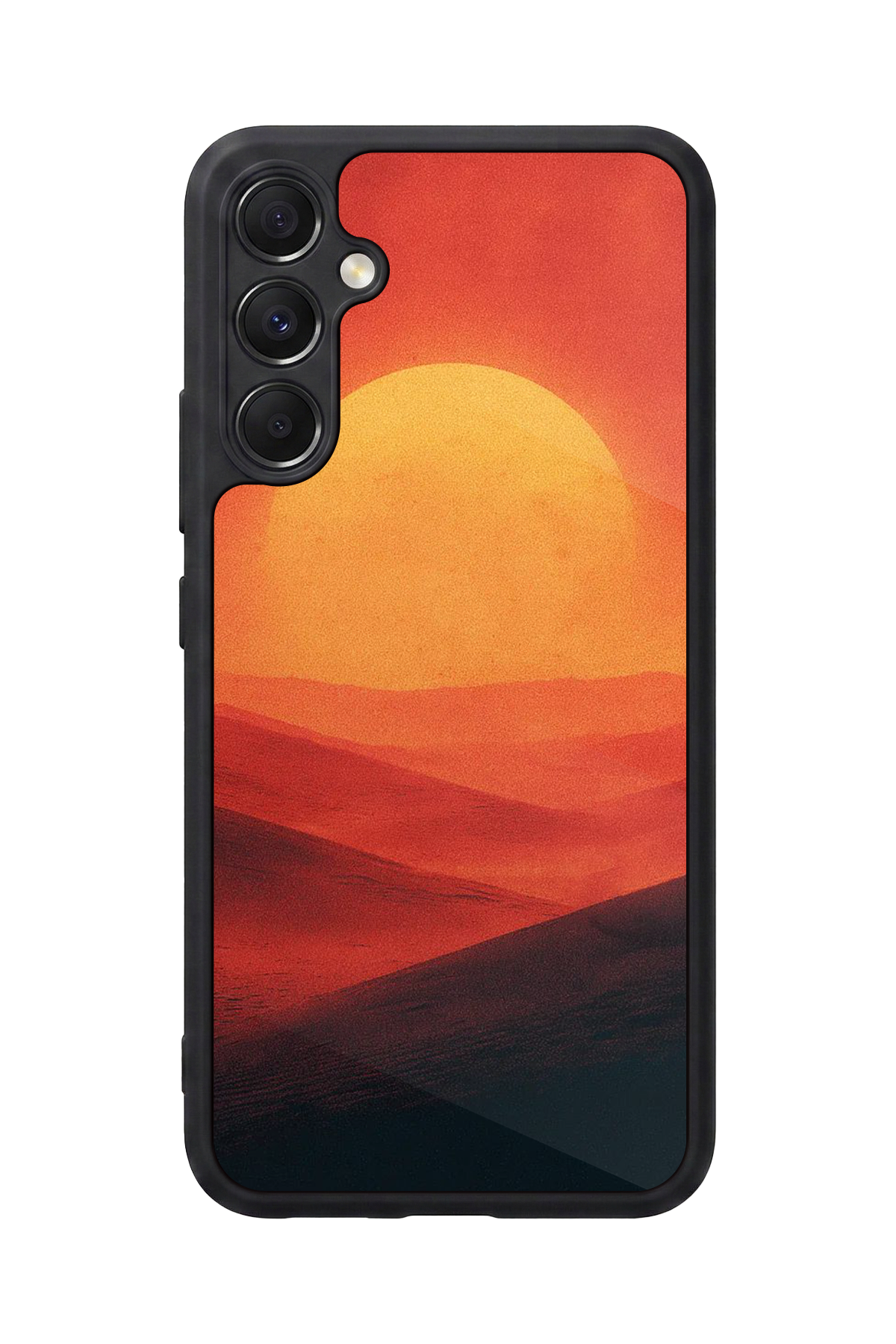Samsung Galaxy A34 Uyumlu Güneş Tasarımlı Glossy Premium Kılıf