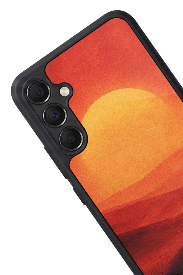 Samsung Galaxy A34 Uyumlu Güneş Tasarımlı Glossy Premium Kılıf