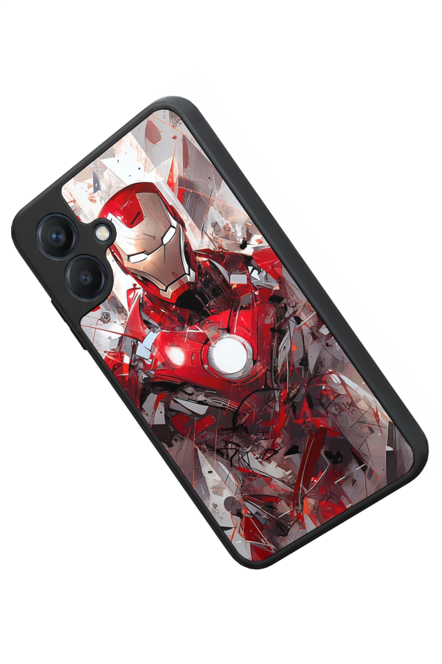 Samsung Galaxy A07 Uyumlu Iron Man ( Demir Adam ) Tasarımlı Glossy Premium Kılıf