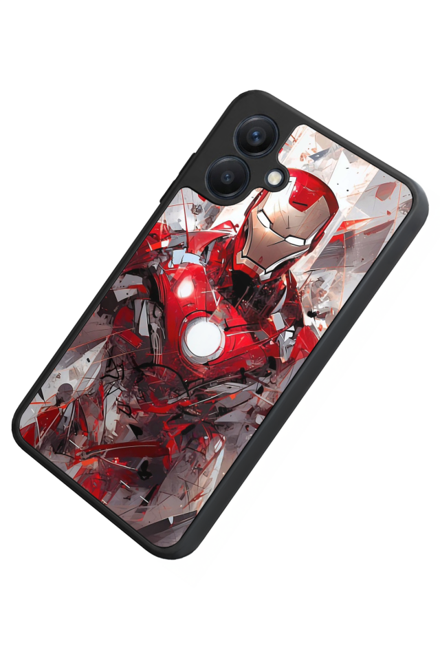 Samsung Galaxy A07 Uyumlu Iron Man ( Demir Adam ) Tasarımlı Glossy Premium Kılıf