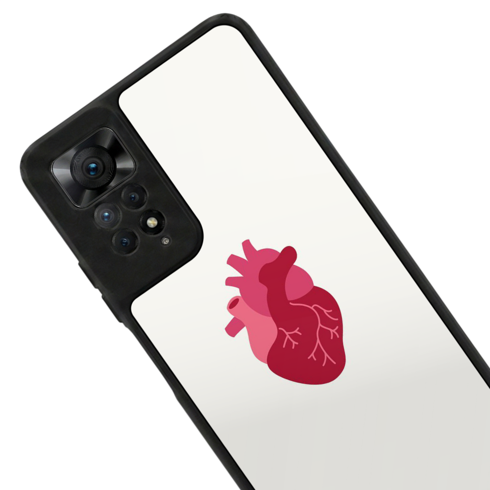 Xiaomi Redmi Note 12 Pro Uyumlu Kalp Love Tasarımlı Glossy Premium Kılıf
