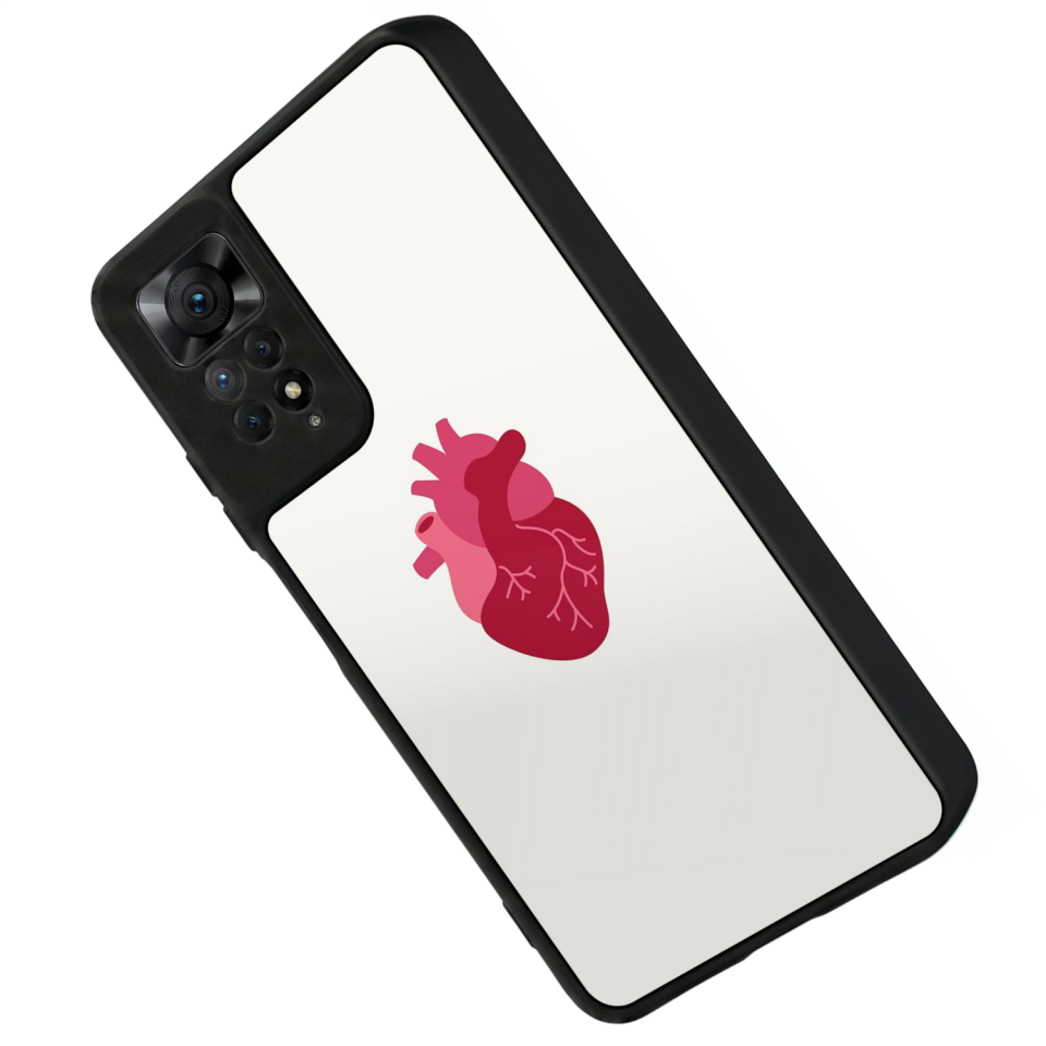Xiaomi Redmi Note 12 Pro Uyumlu Kalp Love Tasarımlı Glossy Premium Kılıf