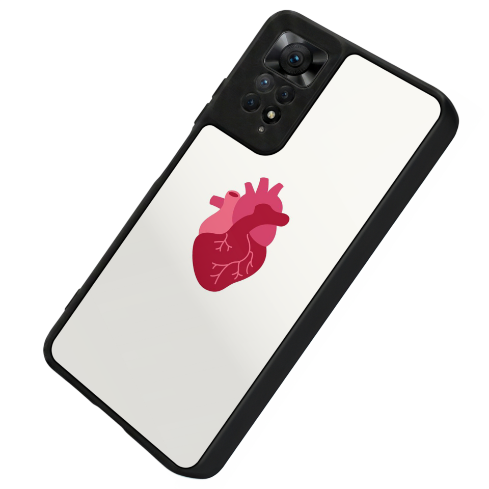 Xiaomi Redmi Note 12 Pro Uyumlu Kalp Love Tasarımlı Glossy Premium Kılıf