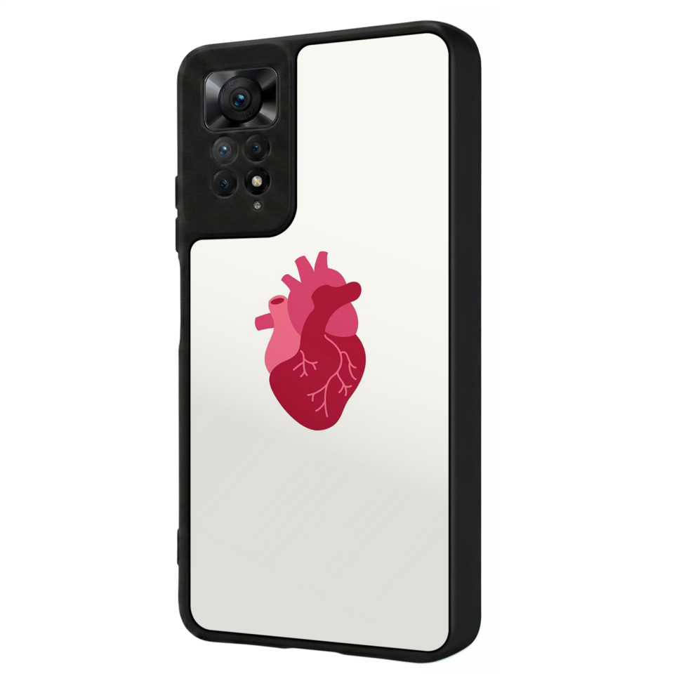 Xiaomi Redmi Note 12 Pro Uyumlu Kalp Love Tasarımlı Glossy Premium Kılıf
