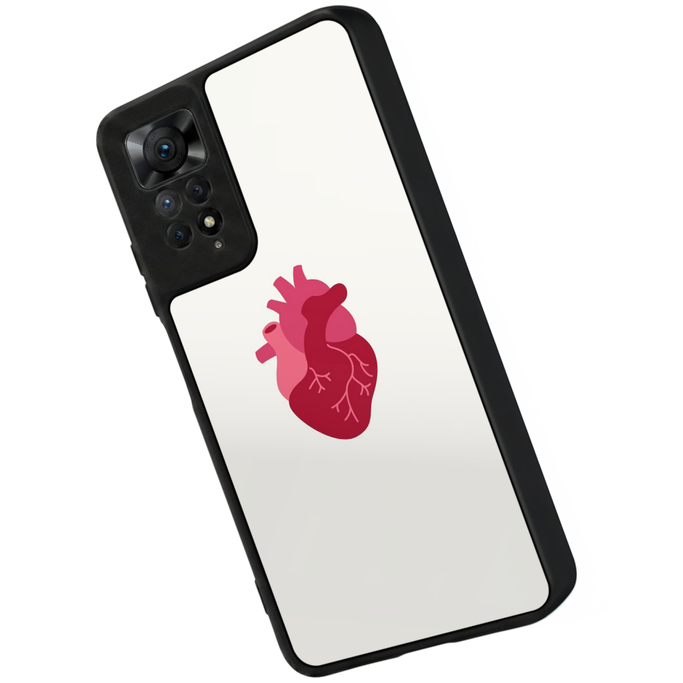 Xiaomi Redmi Note 12 Pro Uyumlu Kalp Love Tasarımlı Glossy Premium Kılıf