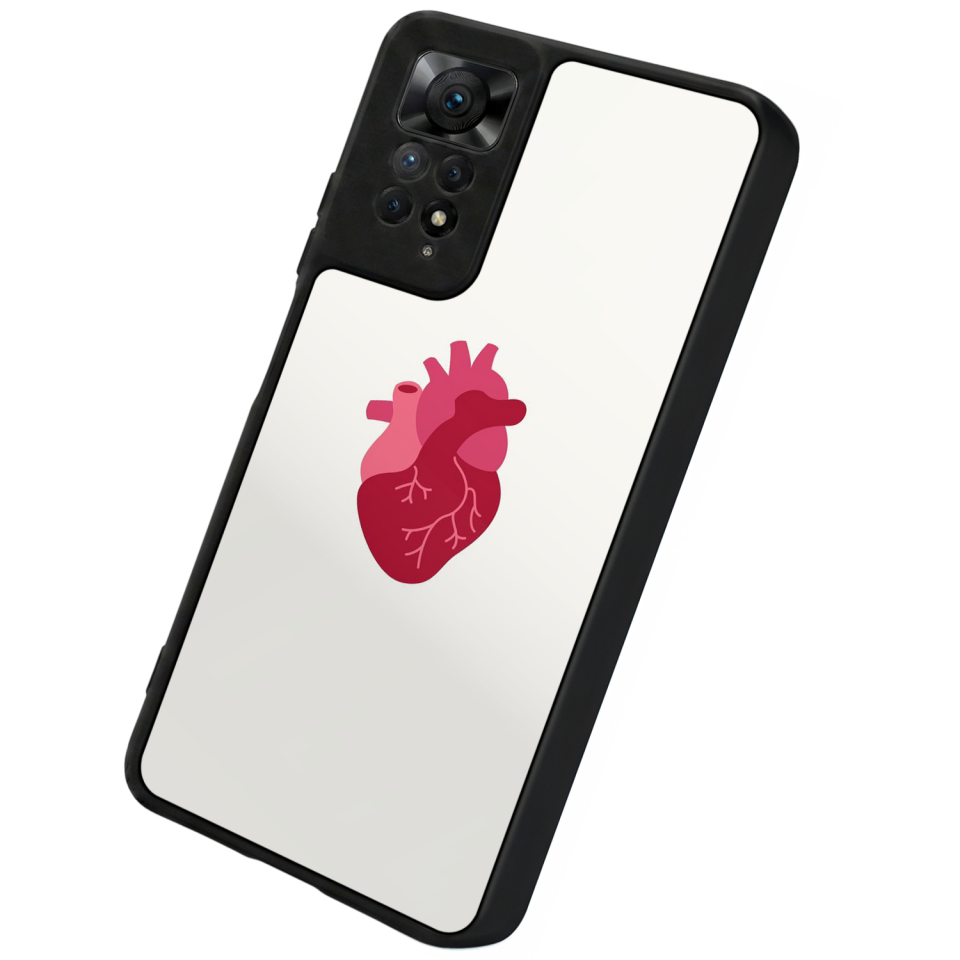 Xiaomi Redmi Note 12 Pro Uyumlu Kalp Love Tasarımlı Glossy Premium Kılıf