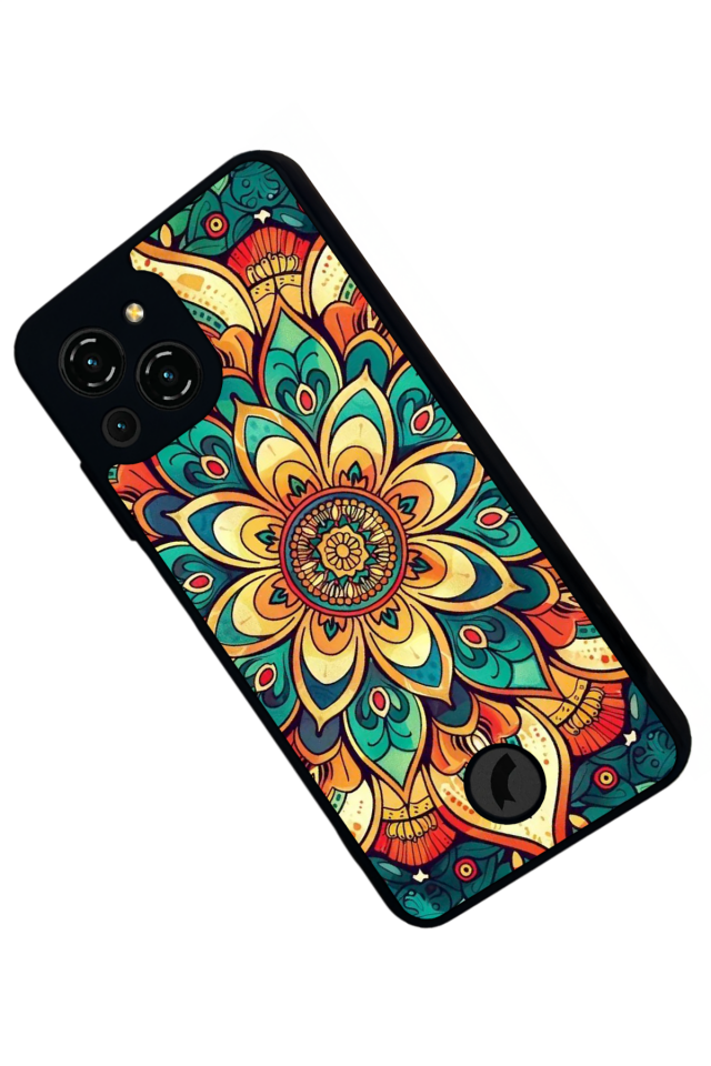 Reeder S23 Pro Max Uyumlu Mandala Tasarımlı Glossy Premium Kılıf