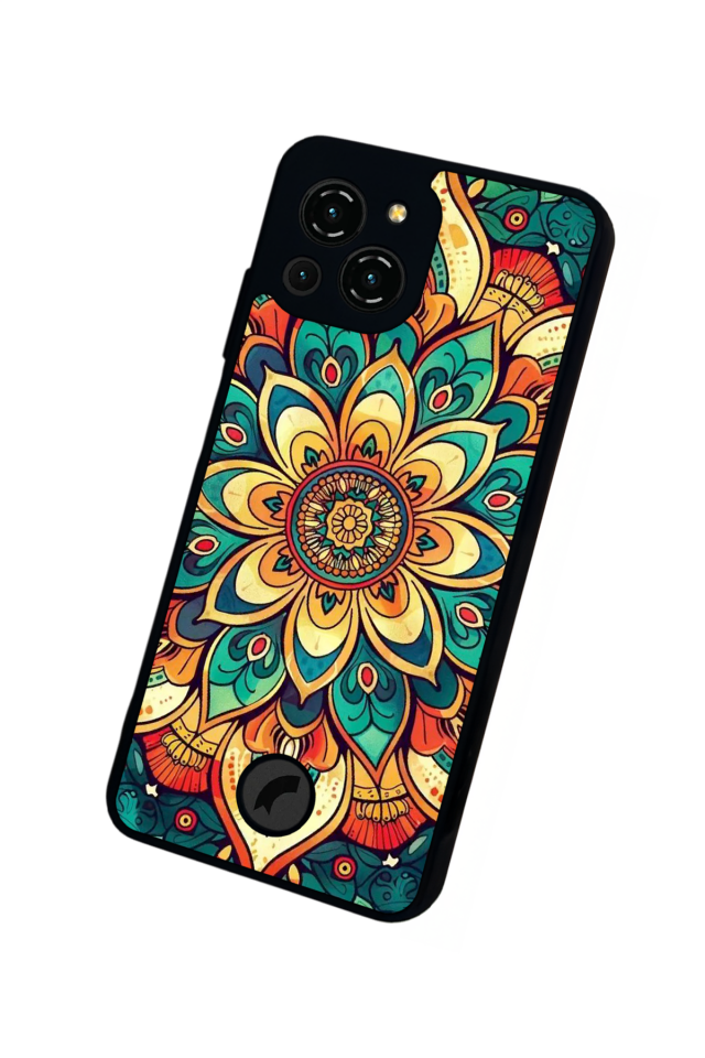 Reeder S23 Pro Max Uyumlu Mandala Tasarımlı Glossy Premium Kılıf