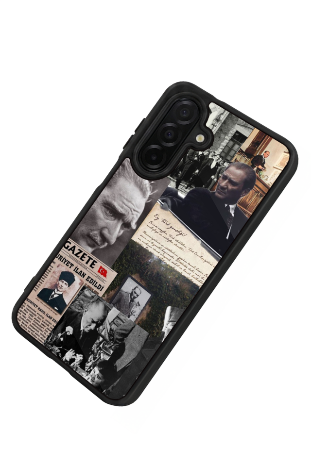 Samsung Galaxy A56 Uyumlu Mustafa Kemal Ataturk Tasarımlı Glossy Premium Kılıf