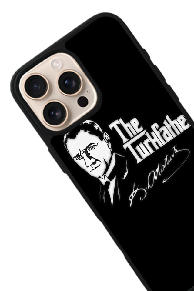 iPhone 16 Pro Max Uyumlu Mustafa Kemal Ataturk Tasarımlı Glossy Premium Kılıf