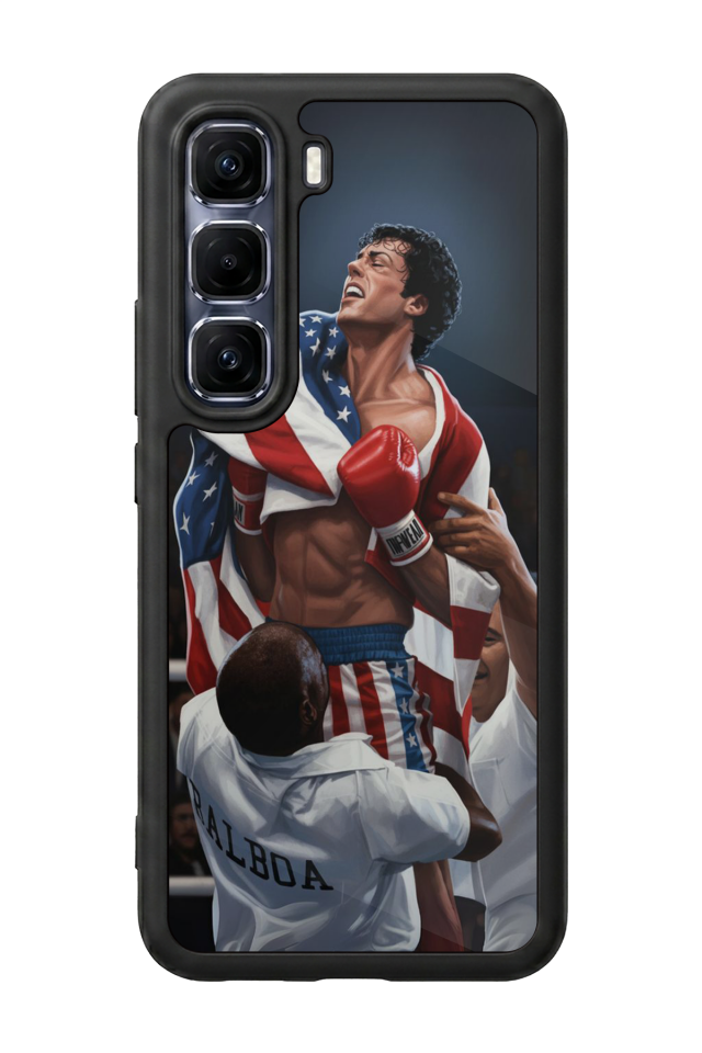 Infinix Hot 60 Pro Plus Uyumlu Rocky Tasarımlı Glossy Premium Kılıf