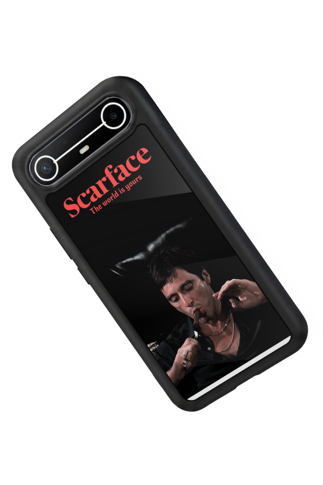 Tecno Spark Slim 5G Uyumlu Scarface Tasarımlı Glossy Premium Kılıf
