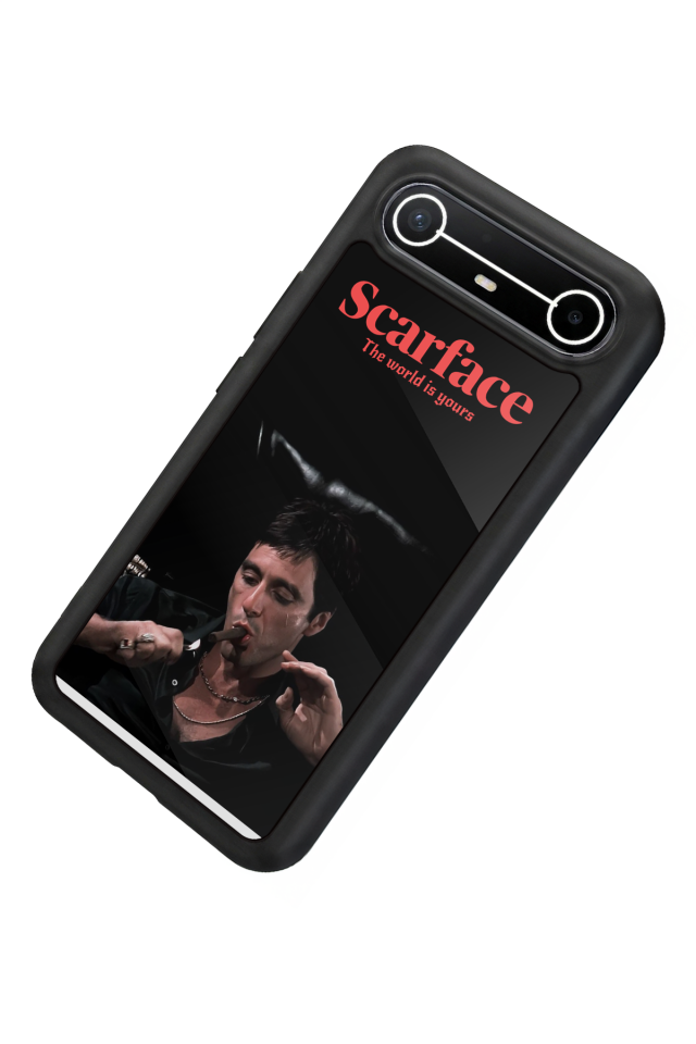 Tecno Spark Slim 5G Uyumlu Scarface Tasarımlı Glossy Premium Kılıf