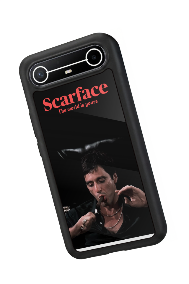 Tecno Spark Slim 5G Uyumlu Scarface Tasarımlı Glossy Premium Kılıf