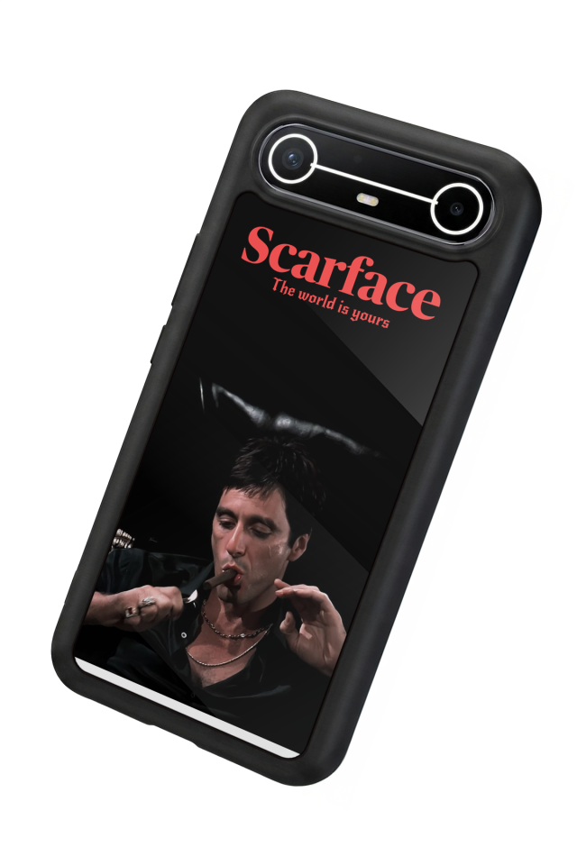 Tecno Spark Slim 5G Uyumlu Scarface Tasarımlı Glossy Premium Kılıf