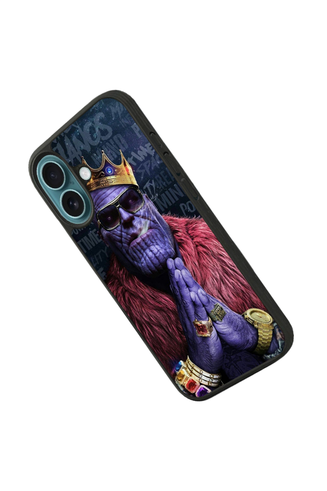 iPhone 16 Plus Uyumlu Thanos Tasarımlı Glossy Premium Kılıf