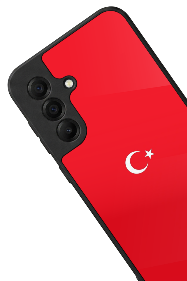 Samsung Galaxy A17 Uyumlu Türk Bayragi Tasarımlı Glossy Premium Kılıf