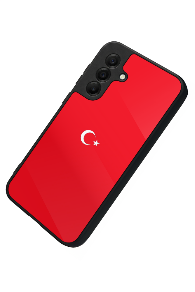 Samsung Galaxy A17 Uyumlu Türk Bayragi Tasarımlı Glossy Premium Kılıf