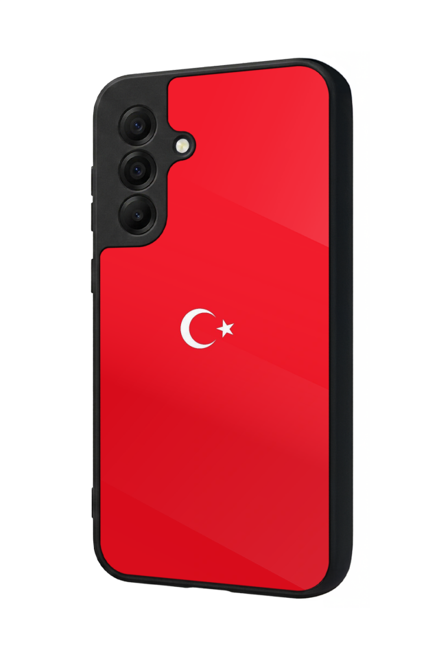 Samsung Galaxy A17 Uyumlu Türk Bayragi Tasarımlı Glossy Premium Kılıf