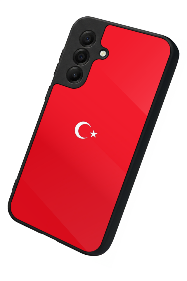 Samsung Galaxy A17 Uyumlu Türk Bayragi Tasarımlı Glossy Premium Kılıf