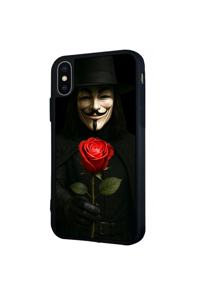 iPhone XS Max Uyumlu Vendetta Tasarımlı Glossy Premium Kılıf