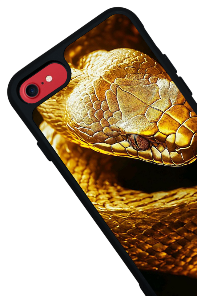 iPhone 7 Uyumlu Yılan Tasarımlı Glossy Premium Kılıf