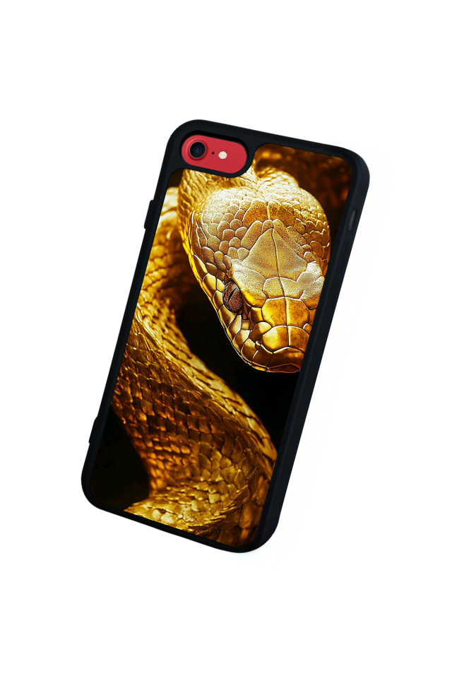 iPhone 7 Uyumlu Yılan Tasarımlı Glossy Premium Kılıf