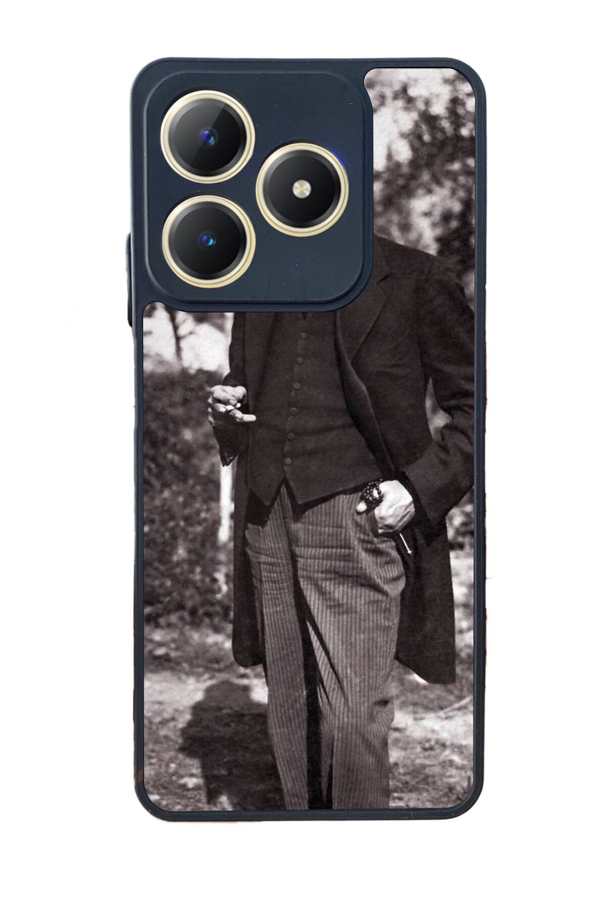 Realme C63 Mat Uyumlu Siyah Kılıf – Yumuşak Silikon, Koruyucu, Şok Emici Kapak