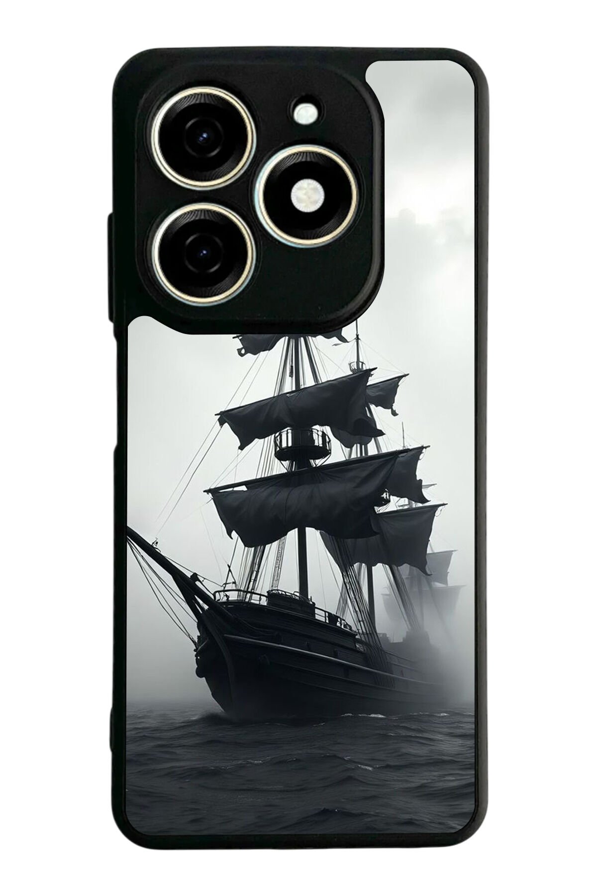 Infınıx Smart 8 Pro Uyumlu Korsan Tasarımlı Glossy Premium Kılıf