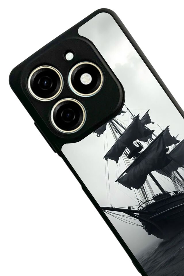 Infınıx Smart 8 Pro Uyumlu Korsan Tasarımlı Glossy Premium Kılıf