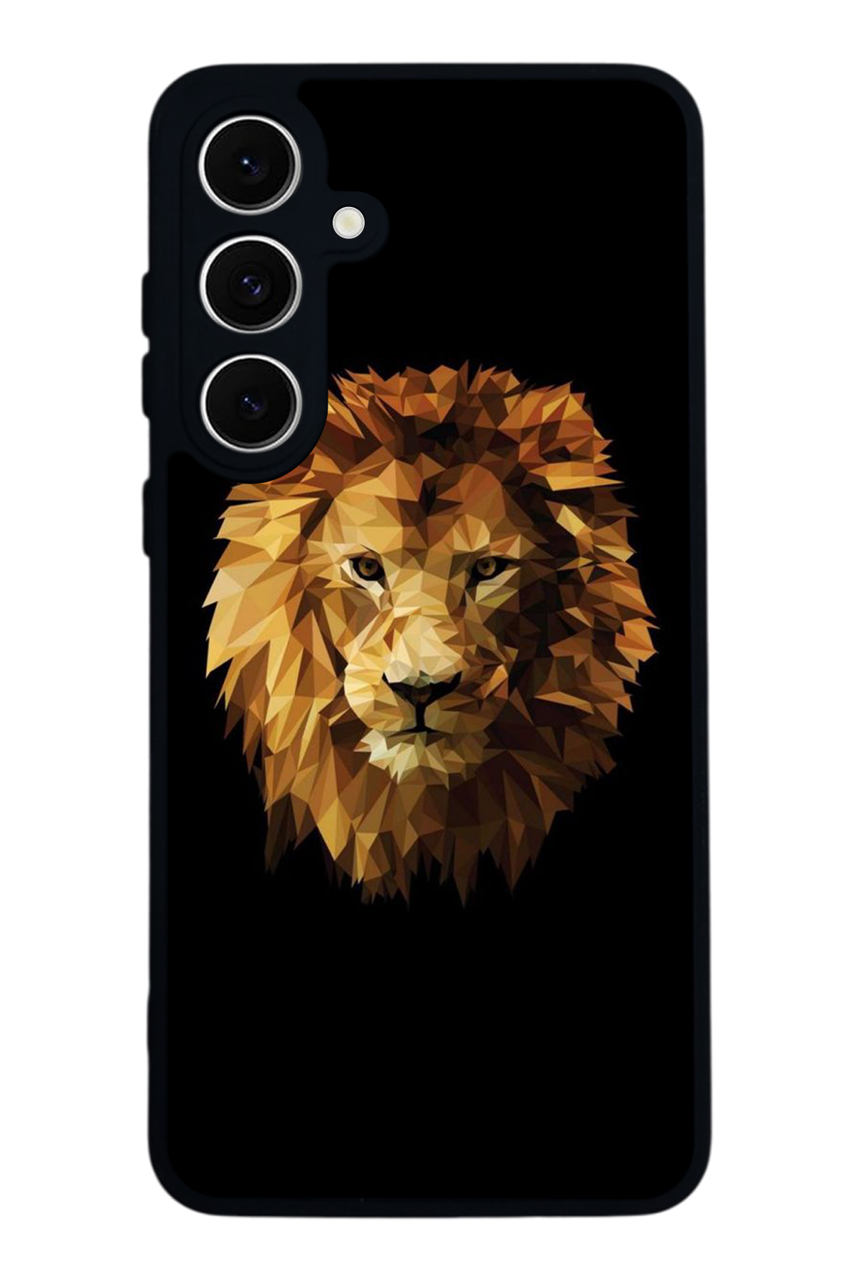 Samsung Galaxy S24 FE Uyumlu Aslan Tasarımlı Glossy Premium Kılıf