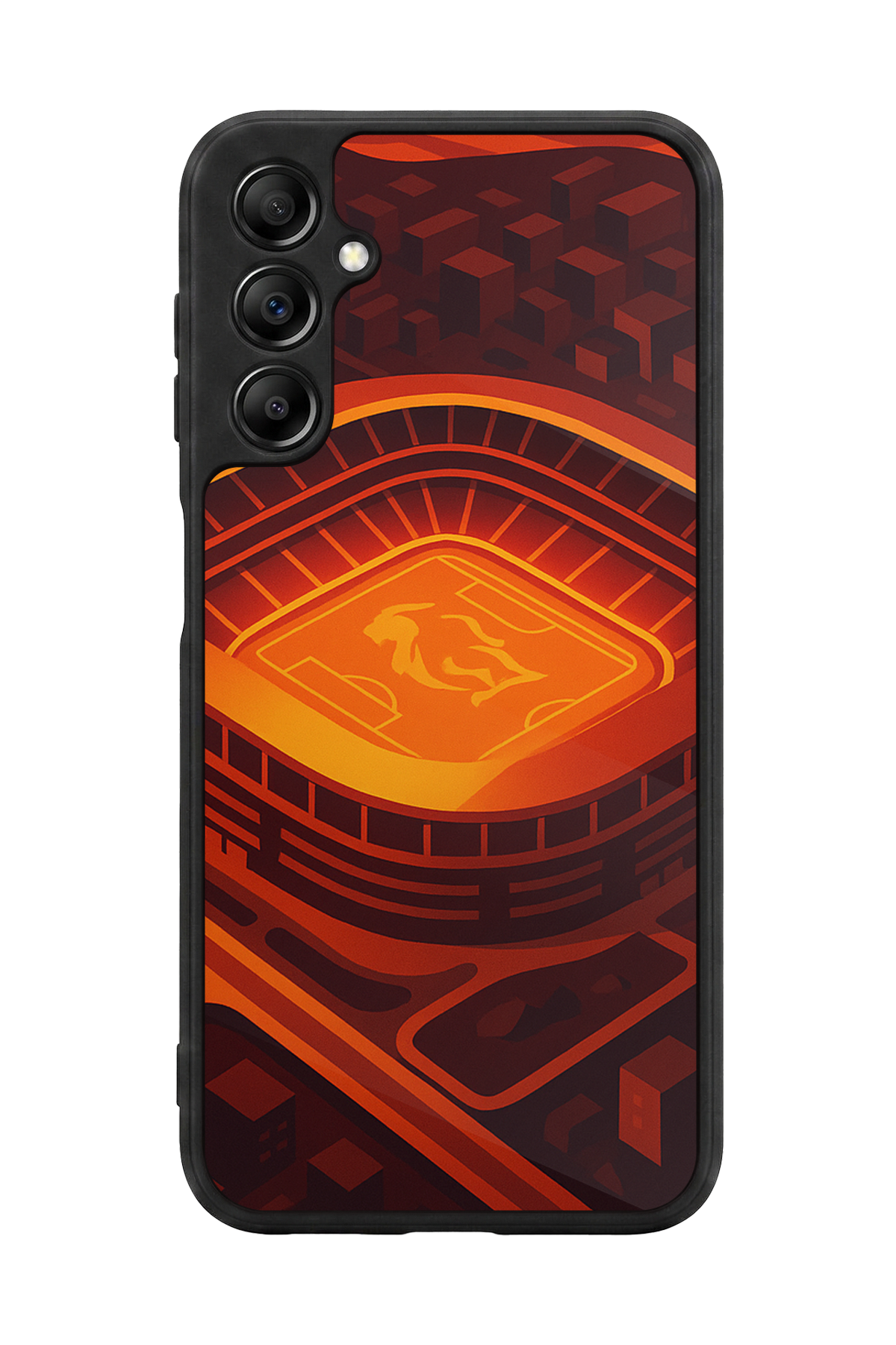 Samsung Galaxy A14 Uyumlu Aslan Tasarımlı Glossy Premium Kılıf