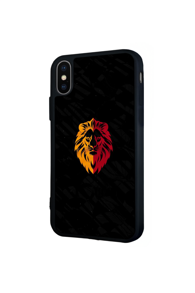 iPhone XS Max Uyumlu Aslan Tasarımlı Glossy Premium Kılıf