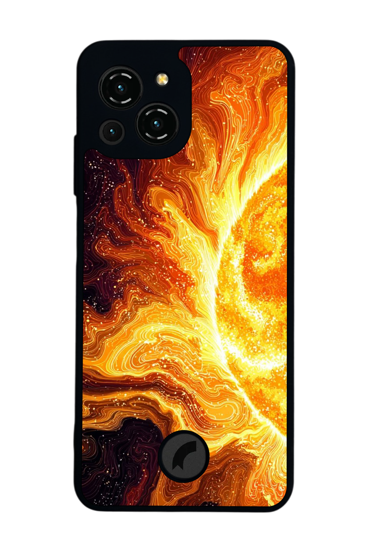 Reeder S23 Pro Max Uyumlu Gunes Tasarımlı Glossy Premium Kılıf