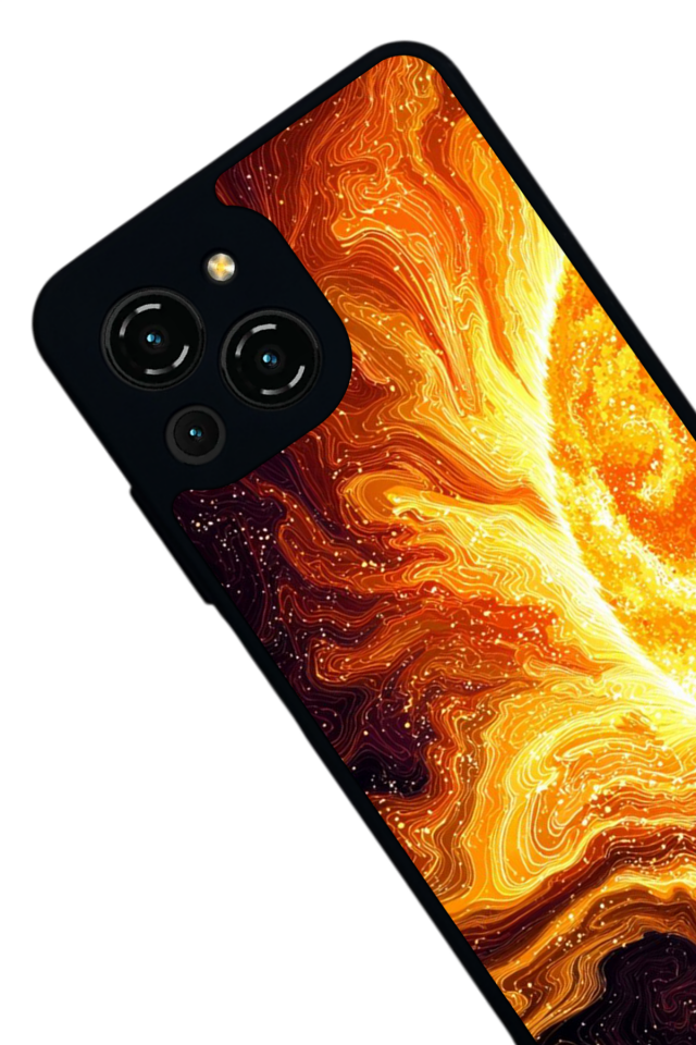 Reeder S23 Pro Max Uyumlu Gunes Tasarımlı Glossy Premium Kılıf