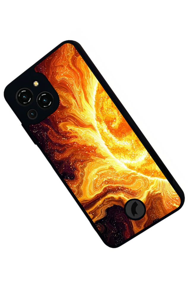 Reeder S23 Pro Max Uyumlu Gunes Tasarımlı Glossy Premium Kılıf