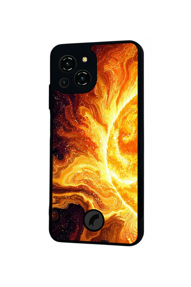 Reeder S23 Pro Max Uyumlu Gunes Tasarımlı Glossy Premium Kılıf