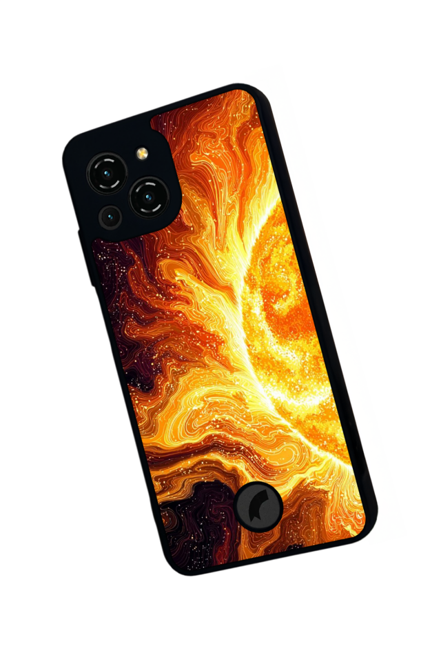 Reeder S23 Pro Max Uyumlu Gunes Tasarımlı Glossy Premium Kılıf