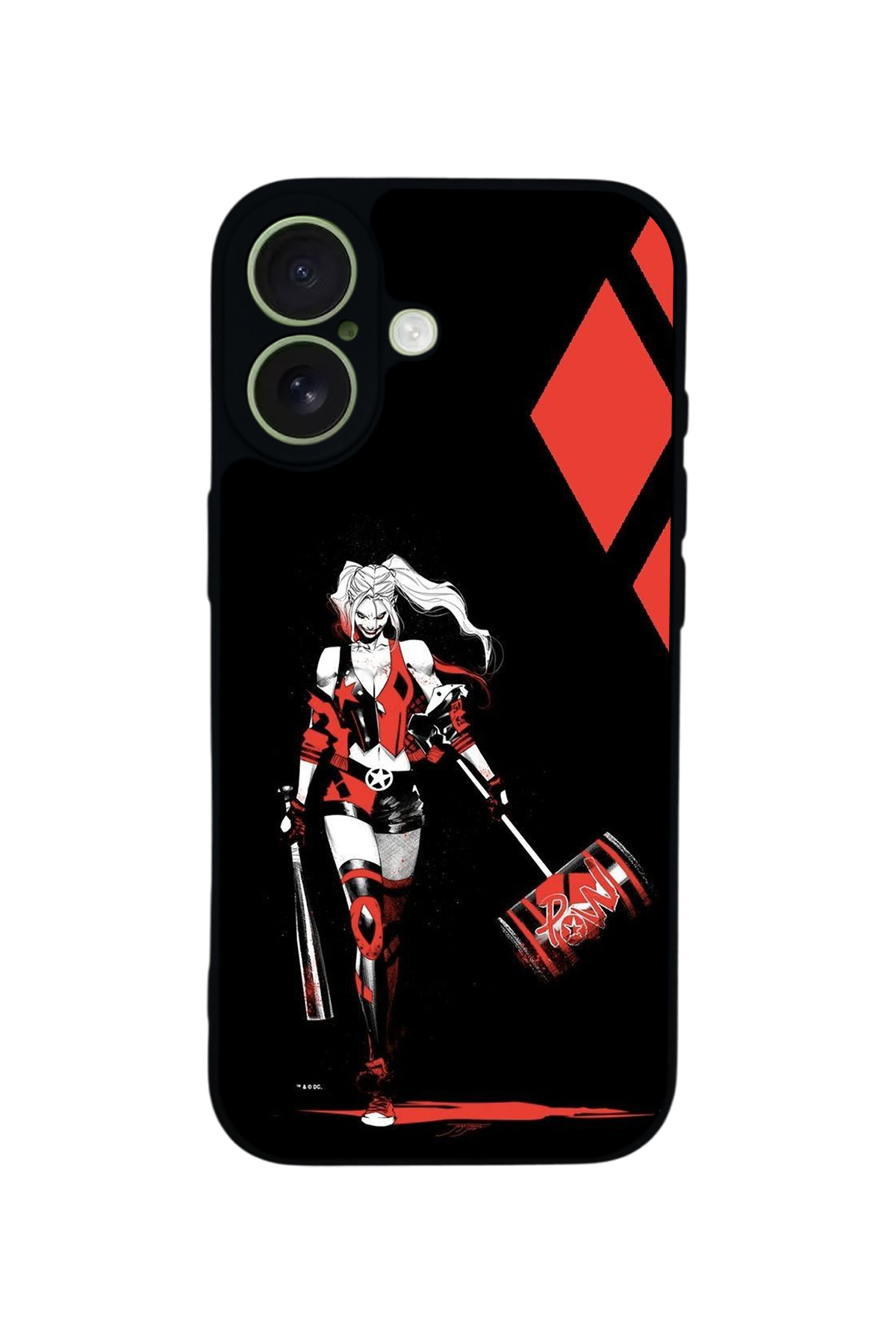 iPhone 17 Uyumlu HarleyQueen Tasarımlı Glossy Premium Kılıf