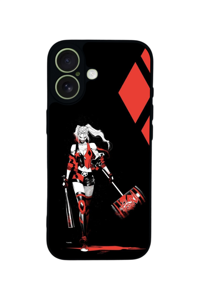 iPhone 17 Uyumlu HarleyQueen Tasarımlı Glossy Premium Kılıf