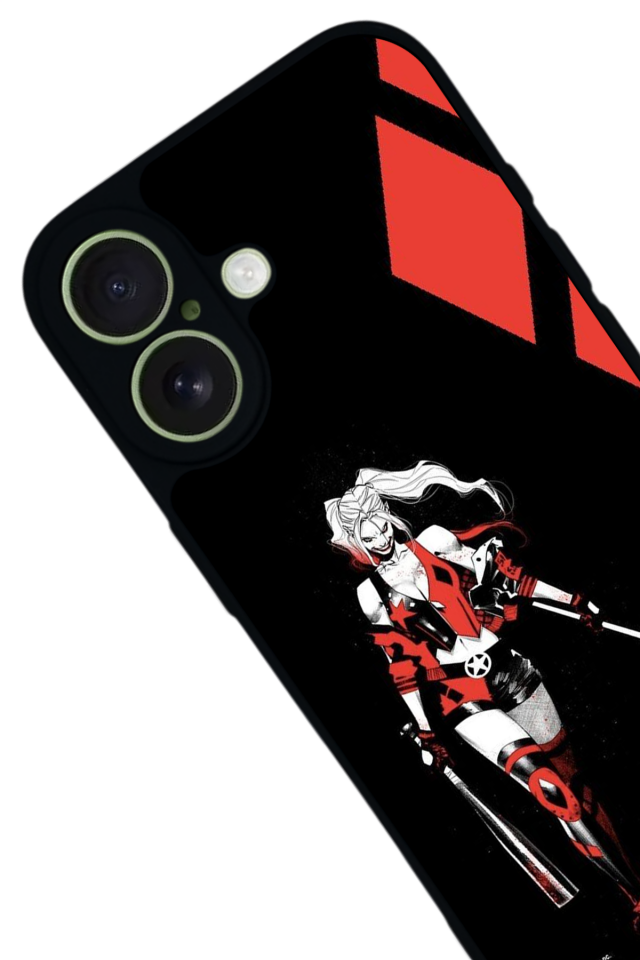 iPhone 17 Uyumlu HarleyQueen Tasarımlı Glossy Premium Kılıf