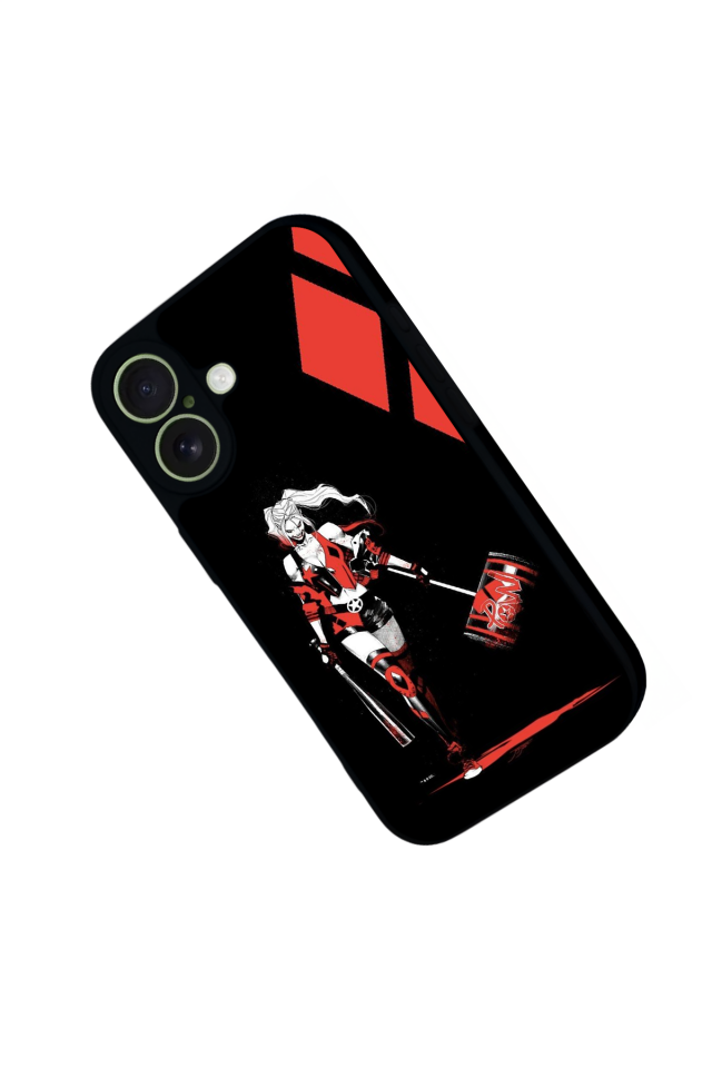 iPhone 17 Uyumlu HarleyQueen Tasarımlı Glossy Premium Kılıf