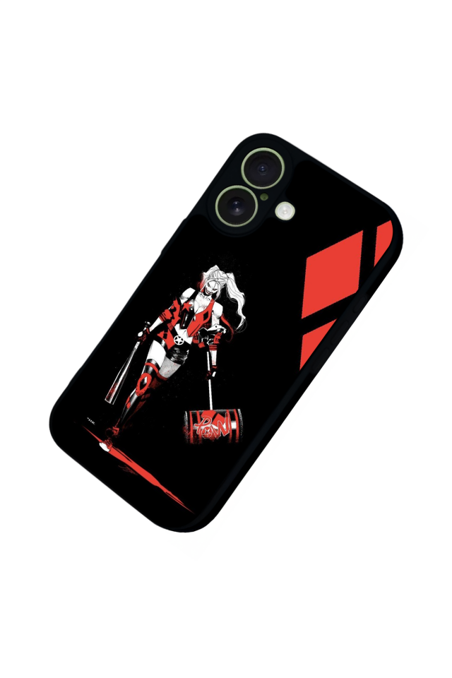 iPhone 17 Uyumlu HarleyQueen Tasarımlı Glossy Premium Kılıf