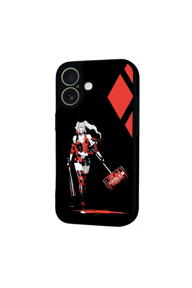 iPhone 17 Uyumlu HarleyQueen Tasarımlı Glossy Premium Kılıf